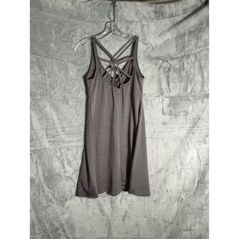 Prana active Dress Womens Medium Striped Strappy Back Built In Bra size M - Picture 2 of 15